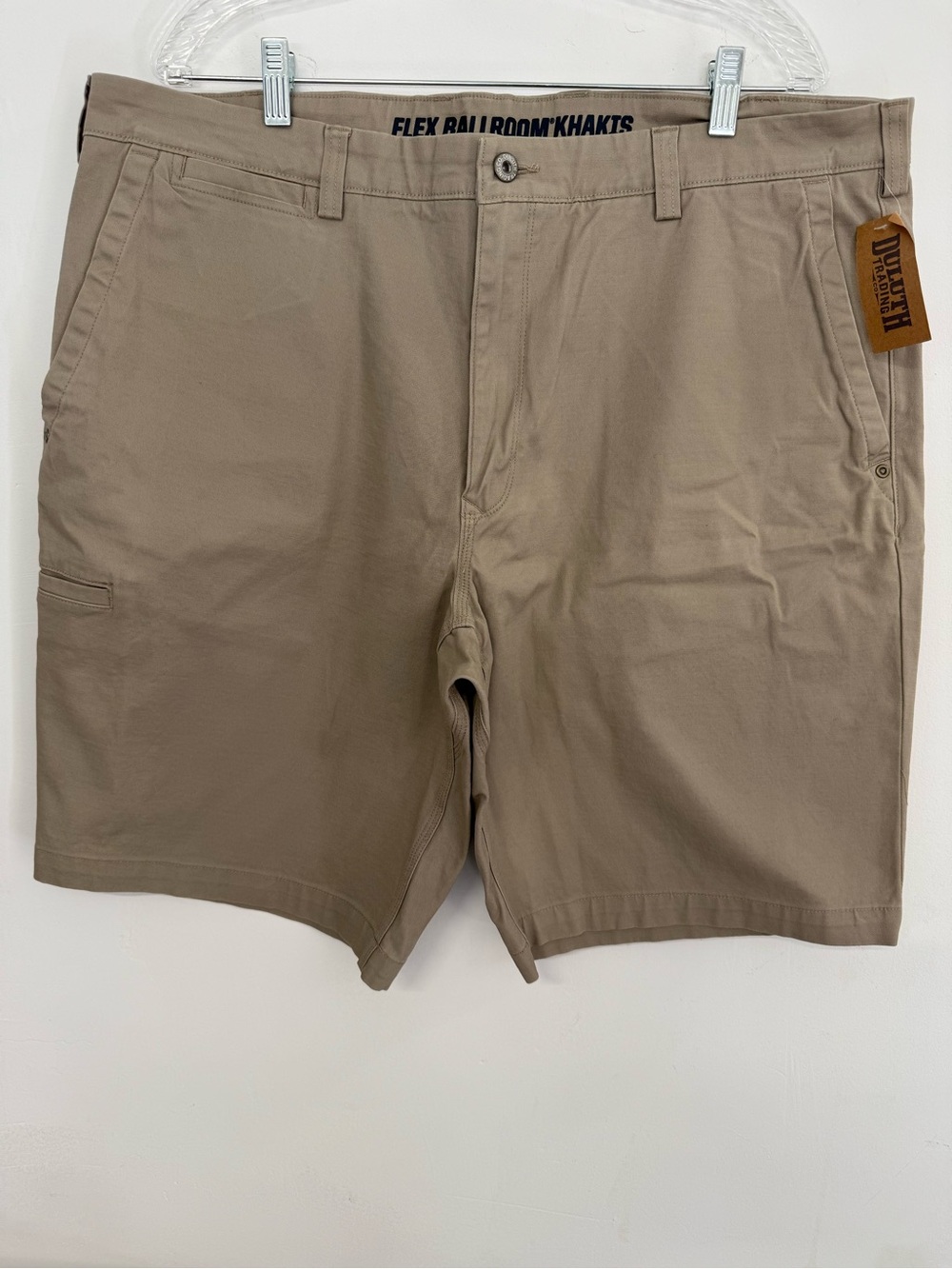 Duluth Trading Co Flex Ballroom Khaki Shorts Size 40